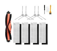 Compatible con Xiaomi Mijia G1 MJSTG1 Mi Robot Aspirador Mop Essential Aspiradora Cepillo Lateral/Principal Cubierta Filtro HEPA Paño de Mopa Piezas(1B4S4F-3)