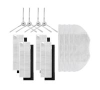 Compatible con Xiaomi Mijia G1 MJSTG1 Mi Robot Aspirador Mop Essential Aspiradora Cepillo Lateral/Principal Cubierta Filtro HEPA Paño de Mopa Piezas(4S4F4M)