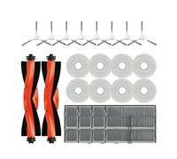 Compatible con Xiaomi Mijia H40 / D101CN, Piezas de aspiradora, Cepillo Lateral Principal, Filtro HEPA, paños de fregona, Bolsa for Polvo, Accesorios de Robot(Set 8)
