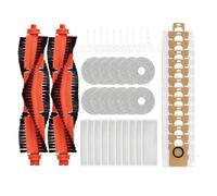 Compatible con Xiaomi Mijia M30 Pro C107 Robot aspirador fregona Choth bolsas de vacío accesorios cepillo lateral filtro repuestos reemplazables(WHITE)