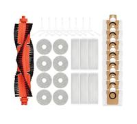 Compatible con Xiaomi Mijia M30 Pro C107 Robot aspirador fregona Choth bolsas de vacío accesorios cepillo lateral filtro repuestos reemplazables(Brown)