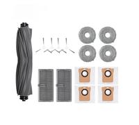 Compatible con Xiaomi Mijia M30S D103CN Robot Aspirador Accesorios Cepillo Lateral Principal Filtro HEPA Paño de Fregona Bolsa de Polvo Piezas de Repuesto(Dark Grey)