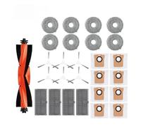 Compatible con Xiaomi Mijia M30S D103CN Robot Aspirador Accesorios Cepillo Lateral Principal Filtro HEPA Paño de Fregona Bolsa de Polvo Piezas de Repuesto(Lavender)