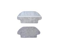 Compatible con Xiaomi Mijia Robot Vacuum Mop 2S 3C Mi P XMSTJQR2S STYJ02YM Accesorios Reemplazo del Cepillo Lateral Principal(Set 8)