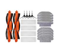 Compatible con Xiaomi Mijia Robot Vacuum Mop 2S 3C Mi Robot Vacuum Mop P Accesorios Paños de fregona Cepillo Lateral principal XMSTJQR2S STYJ02YM(WHITE)