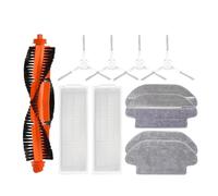 Compatible con Xiaomi Mijia Robot Vacuum Mop 2S 3C Mi Robot Vacuum Mop P Accesorios Paños de fregona Cepillo Lateral principal XMSTJQR2S STYJ02YM(Grey)