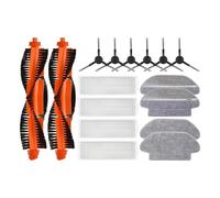 Compatible con Xiaomi Mijia Robot Vacuum Mop 2S 3C Mi Robot Vacuum Mop P Accesorios Paños de fregona Cepillo Lateral principal XMSTJQR2S STYJ02YM(Green)