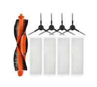 Compatible con Xiaomi Mijia Robot Vacuum Mop 2S 3C Mi Robot Vacuum Mop P Accesorios Paños de fregona Cepillo Lateral principal XMSTJQR2S STYJ02YM(Clear)