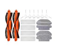 Compatible con Xiaomi Mijia Robot Vacuum Mop 2S 3C Mi Robot Vacuum Mop P Accesorios Paños de fregona Cepillo Lateral principal XMSTJQR2S STYJ02YM(Blue)