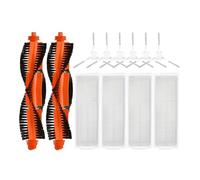 Compatible con Xiaomi Mijia Robot Vacuum Mop 2S 3C Mi Robot Vacuum Mop P Accesorios Paños de fregona Cepillo Lateral principal XMSTJQR2S STYJ02YM(Red)