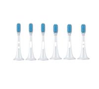 Compatible con Xiaomi, Mijia, T300 y T500, cabezales de repuesto for cepillo de dientes sónico Mi Teethbrush, cepillo de cerdas suaves for higiene bucal.(6PCS-1)