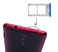 Compatible con Xiaomi Redmi K20 / K20 Pro/Mi 9T / Mi 9T Pro Try Tray Bandeja para tarjeta Dual SIM Nano SIM 1 + ranura SIM 2 lector de tarjetas (azul)