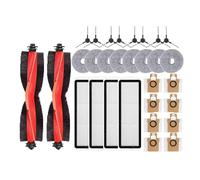 Compatible con Xiaomi Robot Aspirador D109GL / X20 MAX Piezas Accesorios Paño de fregona Bolsa for Polvo Cepillo Principal Cepillo Lateral Filtro HEPA Reemplazo(Set-30PCS)
