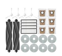 Compatible Con Xiaomi, Robot Aspirador X10+ X10 Plus X20+ B101GL Bolsa For Polvo Paño De Mopa Accesorios Cepillo Lateral Principal Filtro HEPA Piezas De Repuesto(Gray-24PCS)