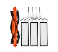 Compatible con Xiaomi Robot Vacuum S40C/E101 Accesorios Cepillo Principal Lateral Filtro HEPA(Chocolate)