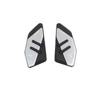 Compatible con XMAX 300 2017-2024 X-MAX 400 250 125 Reposapiés de motocicleta Placa de pedal antideslizante Reposapiés Almohadillas XMAX300(Titanium -Front)