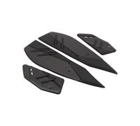 Compatible con XMAX 300 2017-2024 X-MAX 400 250 125 Reposapiés de motocicleta Placa de pedal antideslizante Reposapiés Almohadillas XMAX300(Black)
