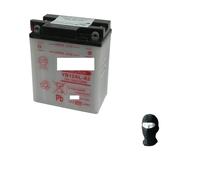 Compatible con Y AMAHA XV Virago 535 1986-2002 BATERIA UASA YB12AL-A2 12V / 12AH BATERIAS para Moto Scooter ESPECIFICACION Listo para Montar