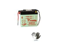 Compatible con Yamaha DT 400 dal 1975 al 1977 BATERÍA YUASA 6N4B-2A SUMINISTRADA Completa para Uso 4AH Ampere 12VOLT Moto Moto Scooter ESPECIFICACIÓN 102X48X96MM