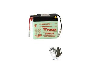 Compatible con Yamaha DT 400 dal 1975 al 1977 BATERÍA YUASA 6N4B-2A SUMINISTRADA Completa para Uso 4AH Ampere 12VOLT Moto Moto Scooter ESPECIFICACIÓN 102X48X96MM