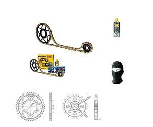 Compatible con Yamaha FZ6 N,NS,S2(RJ07/RJ14) 600 2004-2008 Kit TRANSMISION para Moto Cadena Did 530VX3 LUN 118 ESLABONES, PIÑON DE Acero P530-Z46, PIÑON P530-Z16 ESPECIFICO para Motos