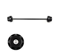Compatible Con Yamaha Para FZ-09 2017-2021 Motocicleta Eje Rueda Delantera Trasera Horquilla Almohadillas Protectoras Deslizantes Anticaída Protección Deslizador Marco Anticaídas(Rear)