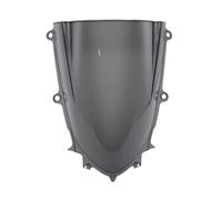 Compatible Con Yamaha Para YZF R7 2017-2024 Parabrisas Motocicleta Racing Pantalla Deflector De Viento Doble Burbuja Spoiler Carenado Parabrisas moto deflector(Gray)