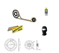 Compatible con Yamaha XT (2KF) 600 1987-1989 Kit TRANSMISION para Moto Cadena Did 520VX3 LUN 102 ESLABONES, PIÑON DE Acero P520-Z39, PIÑON P520-Z15 ESPECIFICO para Moto