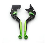 Compatible con Yamaha XVS 1100 DRAGSTAR 1999-2004 V-Star 650 Custom 1998-2016. Palancas de Embrague de Freno de Motocicleta Extensibles y Plegables CNC.(Green)