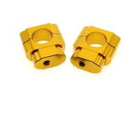 Compatible Con YZF-R3 Para R25 Para MT03 2015 2016 2017 2018 2019 2020 2021 22 Mm 28 Mm Adaptador De Abrazadera De Montaje De Barra De Grasa Para Manillar De Motocicleta Elevadores Manillar moto(Yello