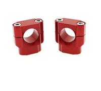 Compatible Con YZF-R3 Para R25 Para MT03 2015 2016 2017 2018 2019 2020 2021 22 Mm 28 Mm Adaptador De Abrazadera De Montaje De Barra De Grasa Para Manillar De Motocicleta Elevadores Manillar moto(Red,2