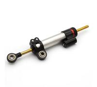Compatible Con Z300 Para Z250 Para Ninja 300R 250R Para ER6N Para EX300 Para Z750 Para Z900 Para Z800 Piezas Soporte Estabilizador Amortiguador Dirección Motocicleta Amortiguador dirección(Silver)