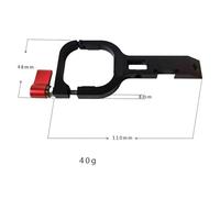 Compatible con Zhiyun Crane M3/M3S, Smooth 5/5S - Empuñadura de Mano con Anillo de Cuello Ajustable, Soporte de Montaje for Gimbal de Mano, Abrazadera de extensión(Clamp Only)