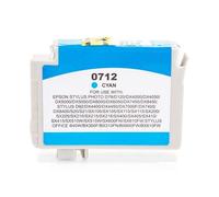 Compatible Epson C13T07124010 / C13T07124012 / T0712 Cartucho de tinta Cian