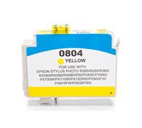 Compatible Epson C13T08044010 / T0804 Cartucho de tinta Amarillo