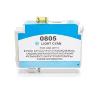 Compatible Epson C13T08054010 / T0805 Cartucho de tinta claro Cian
