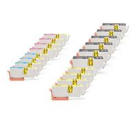 Compatible Epson C13T26364010 / C13T26364012 / 26 XL Multipack (6xBK, 4xC,M,Y) 18 piezas
