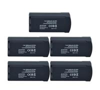 Compatible for 5Pcs Original V198 Pro ，MAX 7.4V 3000mAh Lipo Battery Suitable ，Compatible for V198 GPS ，Drone Quadcopter with USB/5To1 Charger(5Pcs)