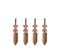 Compatible For AD5X Nozzle Hardened Steel Hotend Nozzles 0.25/0.4/0.6/0.8mm High Flow Quick-Detachable(0.4-0.6mm2pcs)