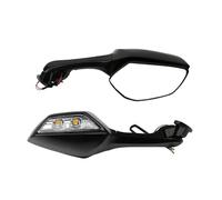 Compatible For CBR250R CBR300R CBR500R CBR650F CBR650R, Espejos Retrovisores Laterales Con Luz LED De Señal De Giro CBR300R CBR500R CBR650F / R
