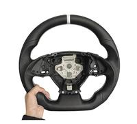 Compatible for Chevrolet Camaro 2016-2023 C7 SS ZL1 2016-2019 Volante personalizado Volante de carreras de fondo plano de cuero
