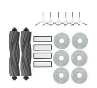 Compatible For Dreame Bot L10 Prime, L10s Pro, L10 Pro Accessories Kit - Replacement Main Brush, Side Brush, HEPA Filter, And Mop Cloth For Robot Vacuum Cleaner, Spare Parts For Efficient Cleaning(A)
