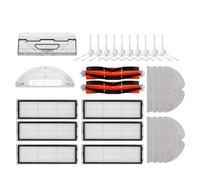 Compatible For Dreame F9 For Xiaomi Mijia 1C 2C 1T STYTJ01ZHM, Paño De Fregona Filtro De Tanque De Agua Cepillo Lateral Principal Caja De Polvo Robot Aspirador Kit Reemplazar(28pcs set for 1C)