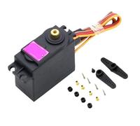 Compatible for Futaba 1/2/4 Uds MG996R 4,8-6,0 V Servo de engranaje de Metal Digital for 1/8 1/10 RC coche helicóptero Arduino DIY(MG996R 180 1PCS)