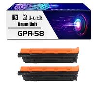 Compatible for GPR-58 Drum Unit for imageRUNNER Advance C256iF II C356iF II C256iF III C356iF III DX C257iF C357iF Printers, with Chip High Yield 55000 Pages, Durability/64(2 Pack Black)