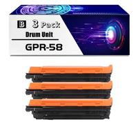 Compatible for GPR-58 Drum Unit for imageRUNNER Advance C256iF II C356iF II C256iF III C356iF III DX C257iF C357iF Printers, with Chip High Yield 55000 Pages, Durability/64(3 Pack Black)