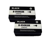 Compatible for H-*P 950XL (CN045AE) Black Ink Cartridge For O-fficejet Pro 8100e 8615 8625 8640 8600 Plus e-All-in-One(2BK -950XL)