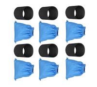 Compatible for Karcher MV1 WD1 WD2 WD3, Piezas de aspiradora Aspiradora Bolsa de Filtro Textil Bolsa de Filtro Accesorios de filtración de Esponja (Color : 12pcs)