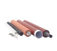 Compatible for Konica Minolta, Bizhub C654 C754 C554 A2X0R71011, película fusora, Rodillo de Espuma, Kit de Rodillo de presión, buje de rodamiento de Rodillos de Cepillo(One Set Kit)