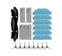 Compatible For LG, R580HK R580WK R580WK1 R-585HK R-585HK1 R585HKA R585HKA1 Robot Aspiradores Cepillo Principal Cepillo Lateral Filtro Paño De Fregona Kit(20pcs)